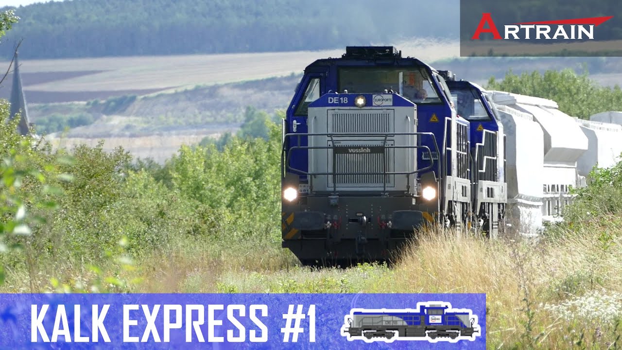 Kalk Express (UM vossloh DE18 Europorte) #1 : Direction Verdun !