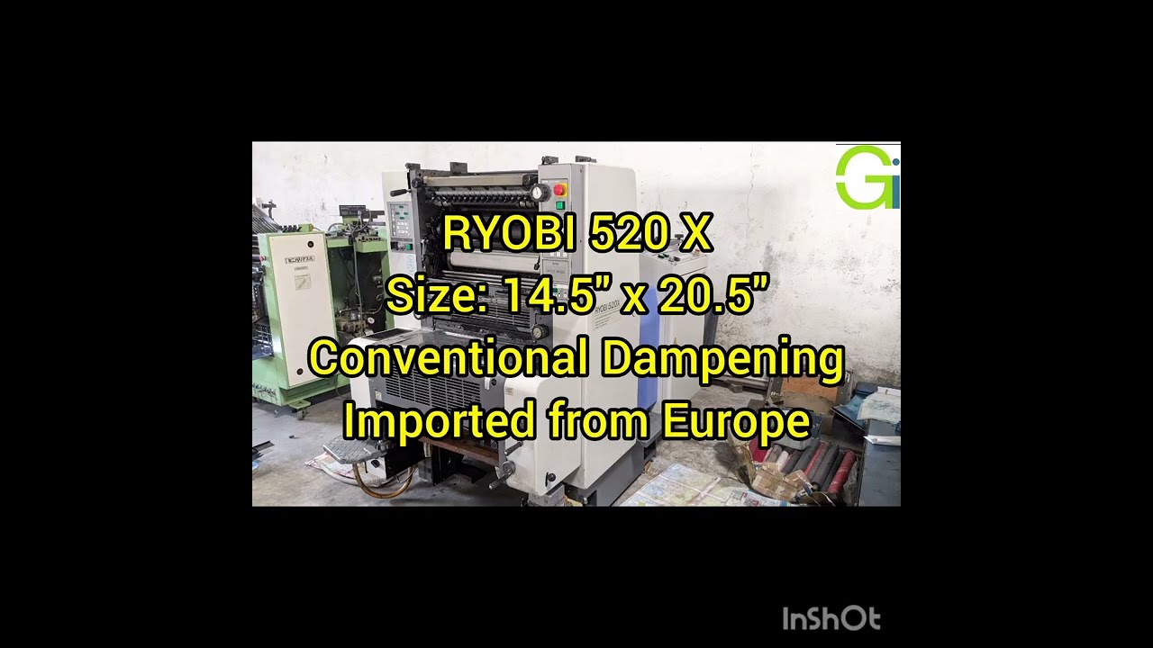 RYOBI 520 X - Single Colour Offset Printing Machine
