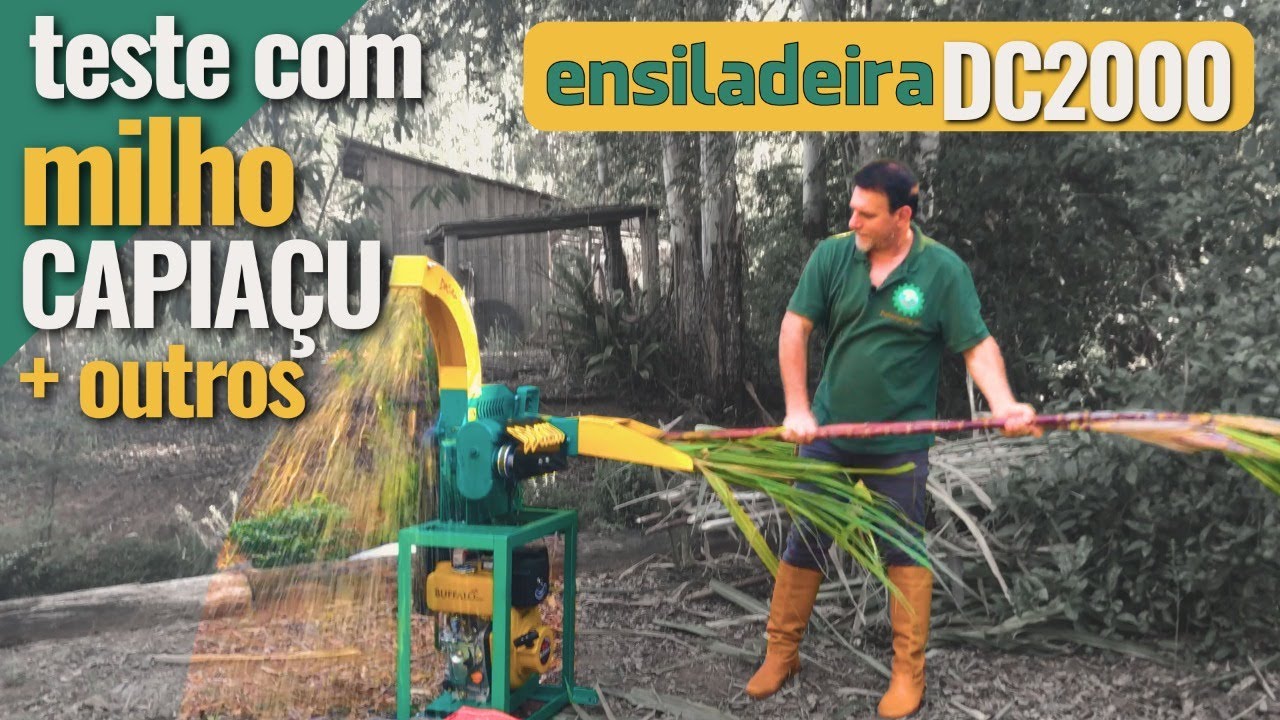 ENSILADEIRA DC2000: o que ela pode moer?