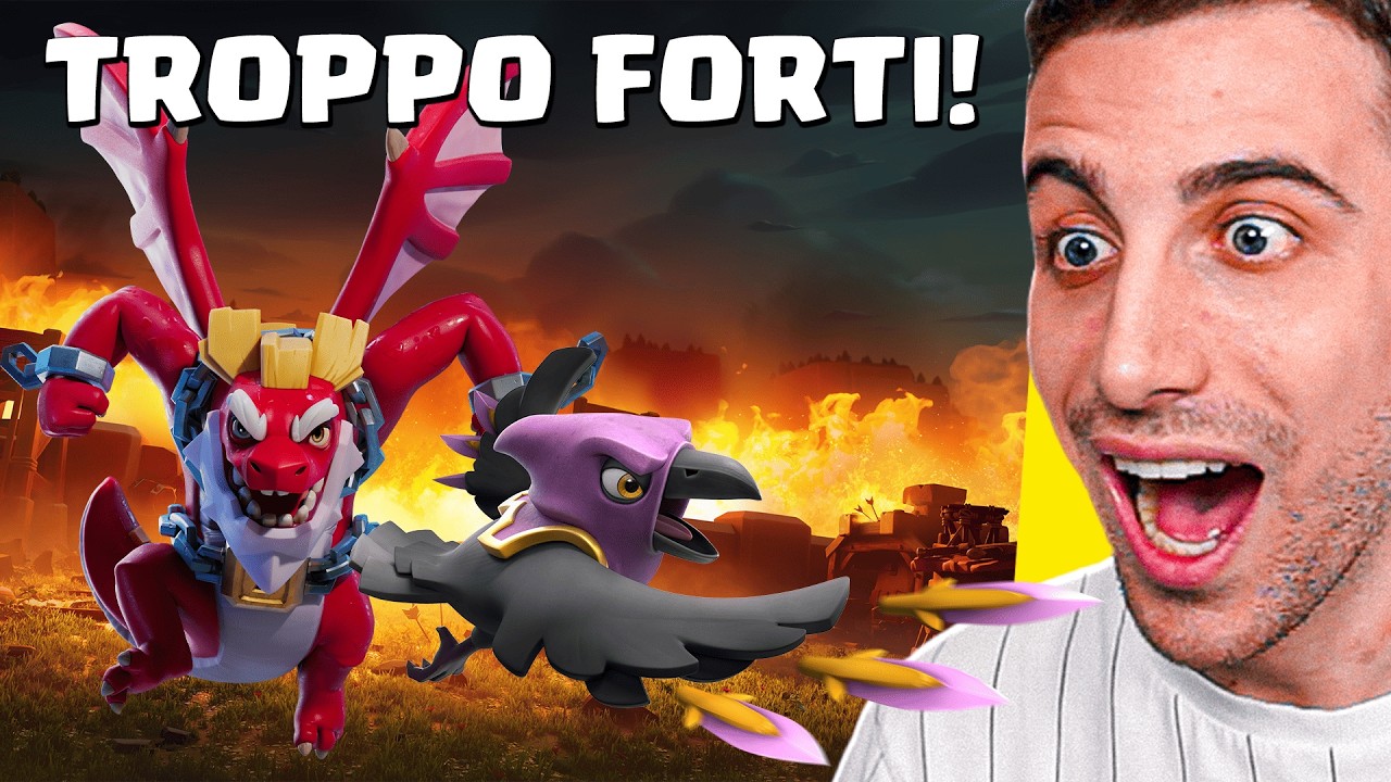 Attacco FULL DRAGHI col DUCA DRAGO e CORVO ALALESTA! *DEVASTANTE* Clash of Clans ITA!