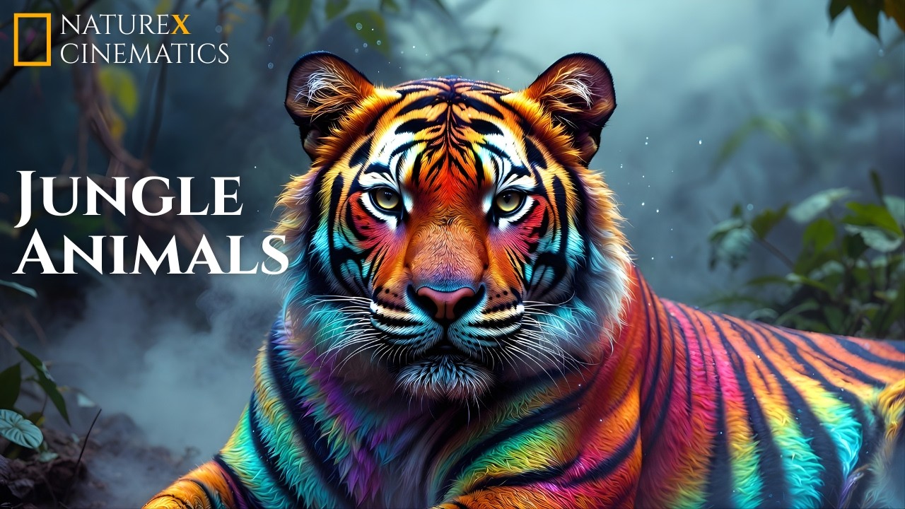 Jungle Animal Discovery | NatureX Cinematics | Wildlife | Relaxing Nature Sounds