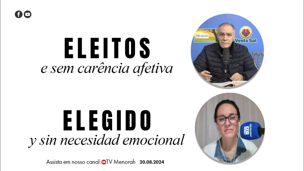 AO VIVO - Msg de Edificação 20/08/2024: Eleitos e sem carência afetiva / Elegido y sin necesidad