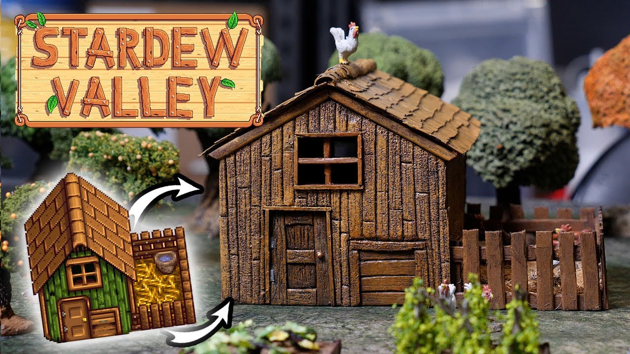 I Made The Coop From Stardew Valley - Miniature Craft