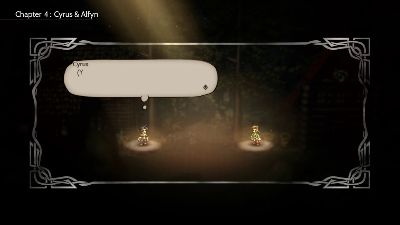 Octopath Traveler - Cyrus Chapter 4 Party Chat/Travel Banter