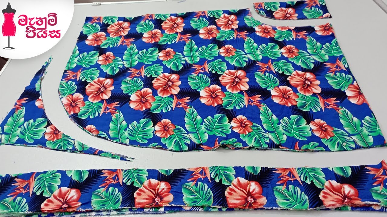 මහන්න ලේසිම ටියුලිප් රැප් කලිසම | Let's Make A Tulip Wrap Trouser