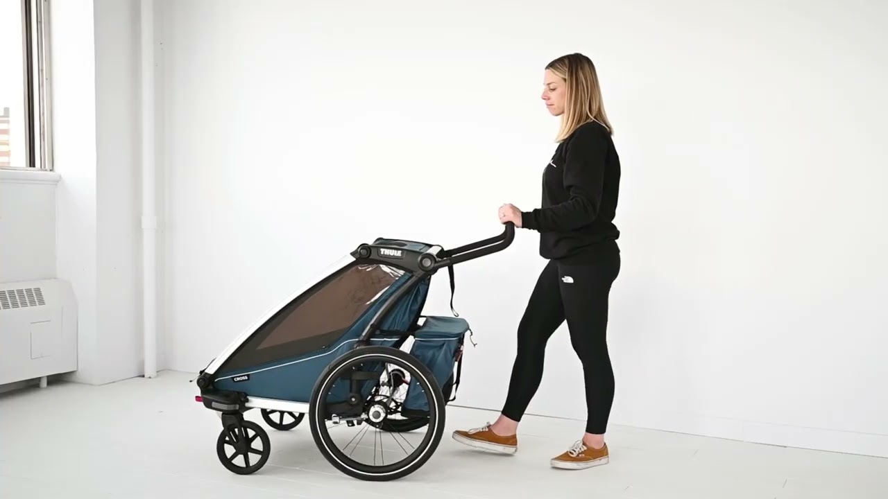 Démonstration et comparaison Thule Chariot Multisport Demonstration and comparaison