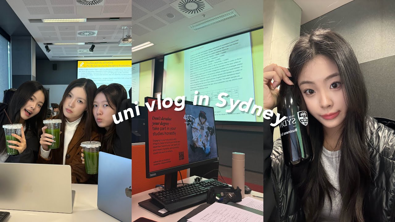 vlog105 結束雪梨大學研究生的第一學期：上最後一堂課、第一學期的心得分享、到一個都是華人的研究所怎麼辦？VLOG。