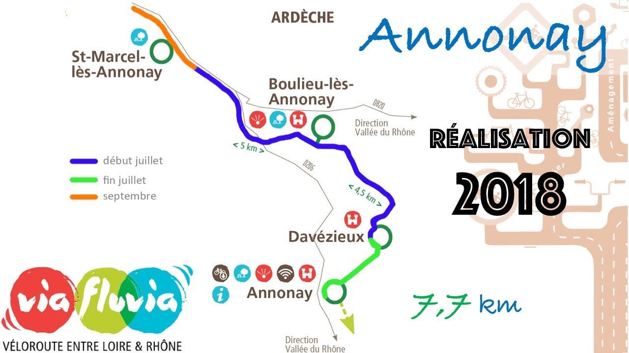 Voie verte - Annonay - Via Fluvia - 2018