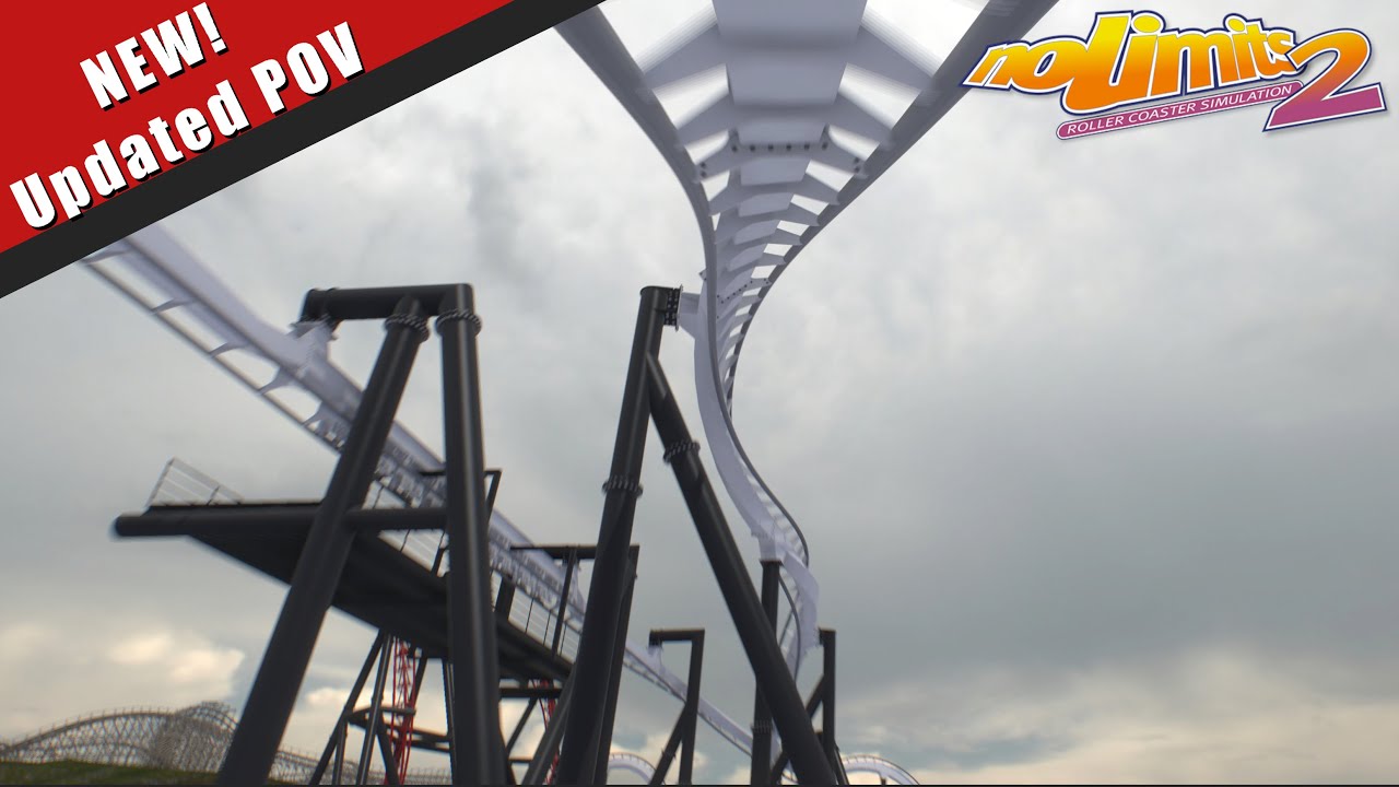 UPDATED POV - Nova - Bolliger & Mabillard Inverted Coaster - NoLimits 2 Roller Coaster Simulator
