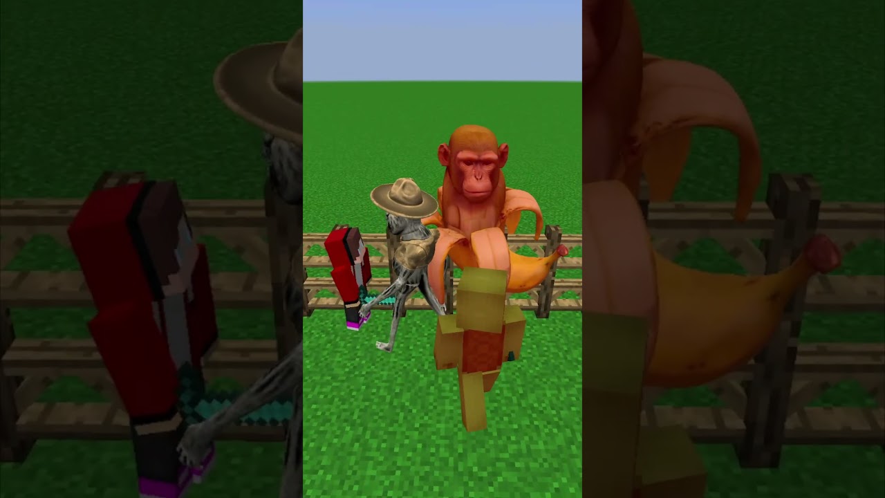 REAL CHIMPANZINI BANANINI BRAINROT ZOONOMALY VS MIKEY & JJ - EPIC MINECRAFT MOB BATTLE - GAMEPLAY