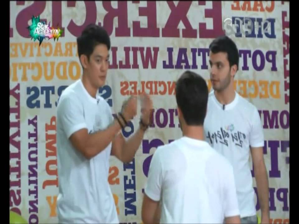 علي و الي و اسماعيل يتعلمون رقص من جايمين - ستار أكاديمي 10 | 13/09/2014
