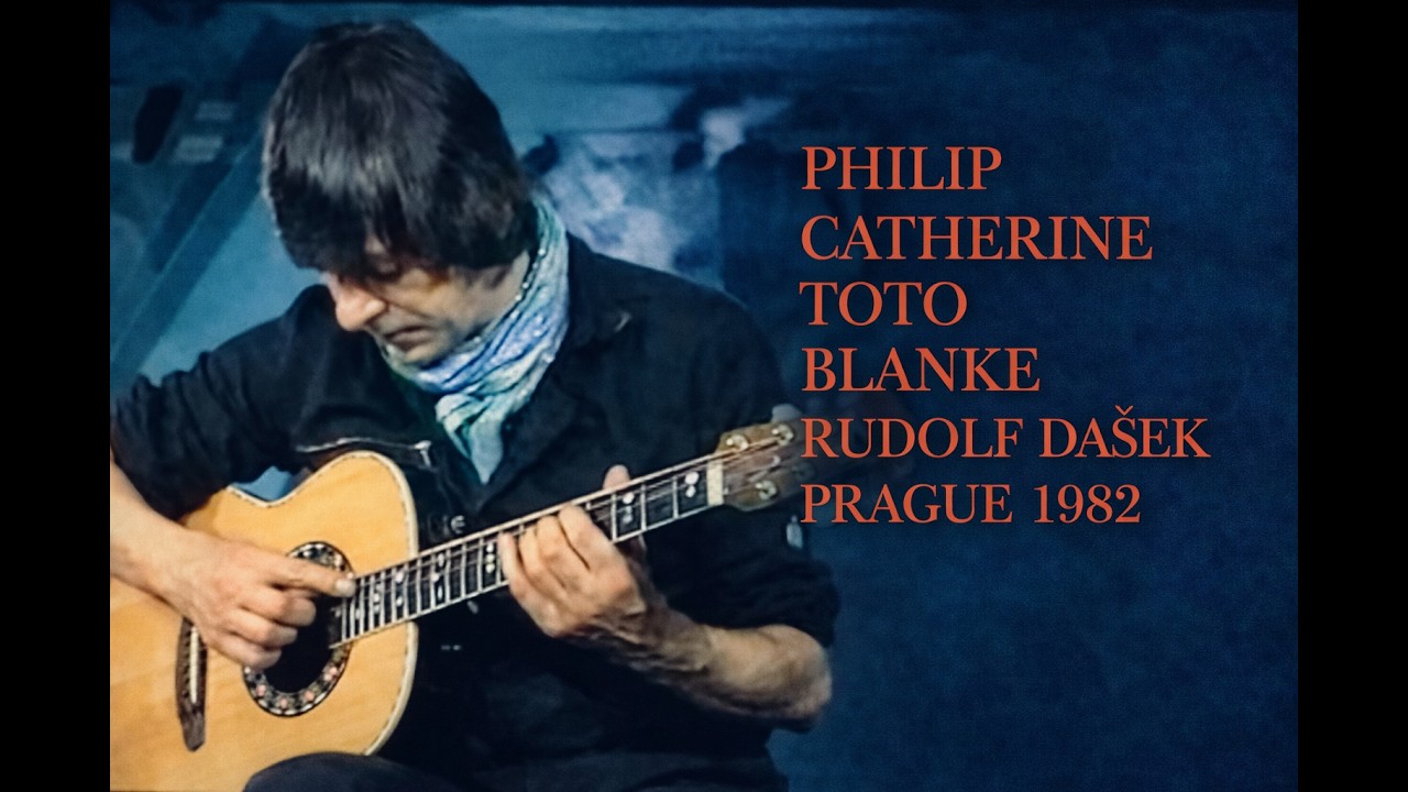 PHILIP CATHERINE - TOTO BLANKE - RUDOLF DA&Scaron;EK &mdash; PRAGUE 1982