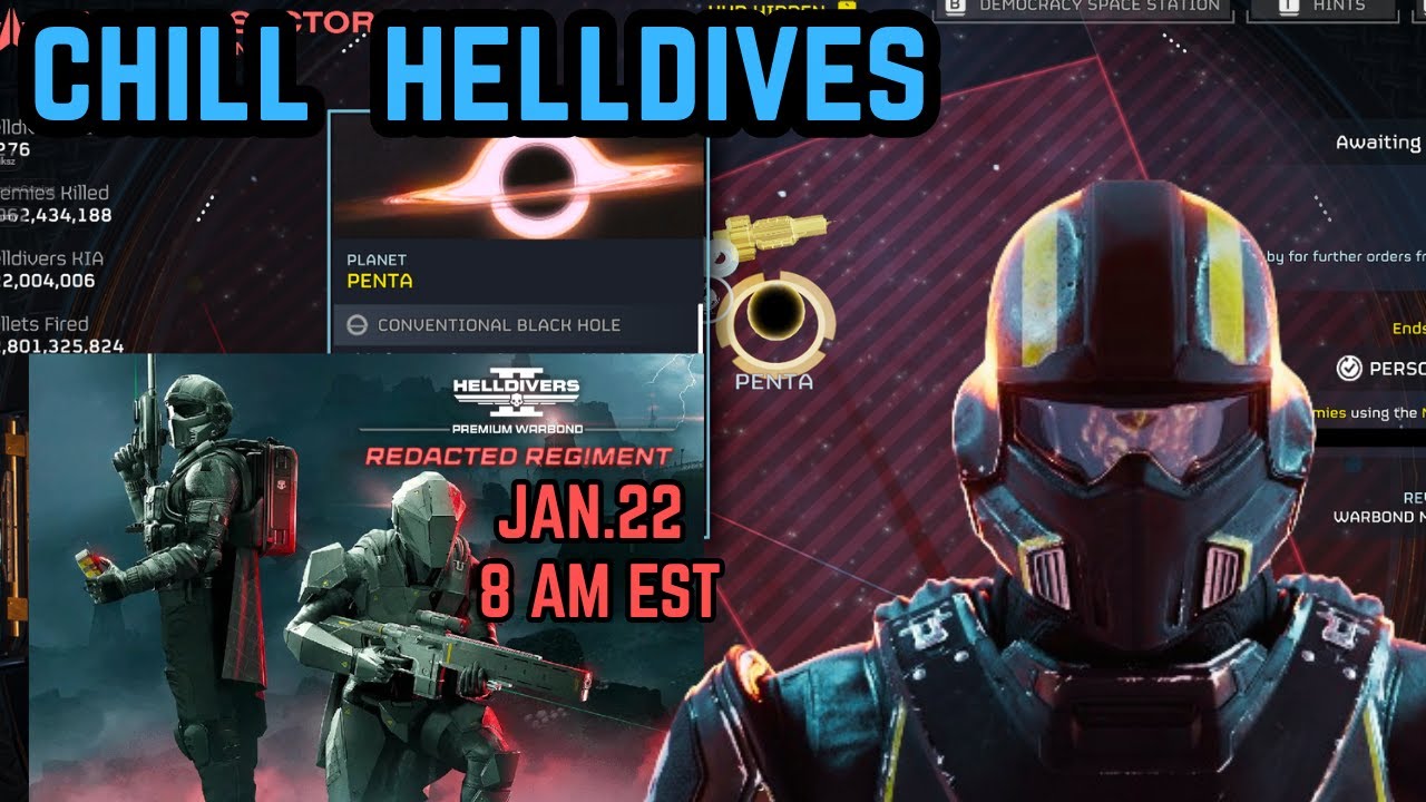 CHILL HELLDIVES | NEW WARBOND JAN. 22 8AM EST | HELLDIVERS 2 #helldivers2gameplay #helldivers2