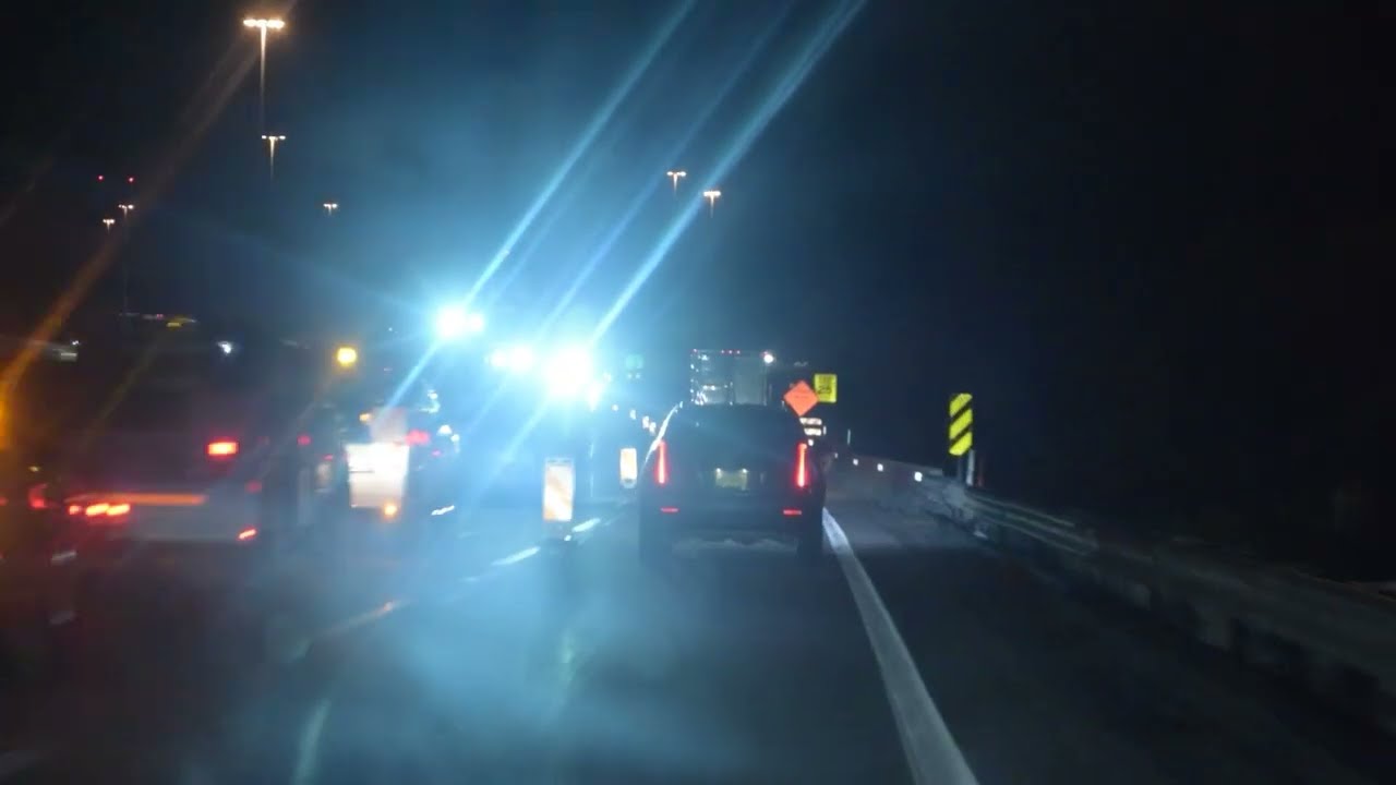 Midnight Drive from NYC / Kroz okolinu New Yorka noću