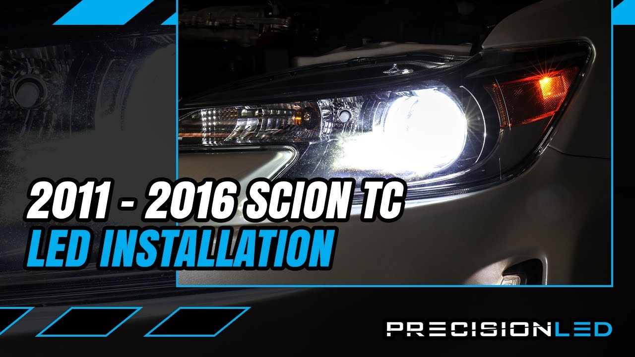Как установить светодиодные фары Scion tC — 2-е поколение | 2011–2016