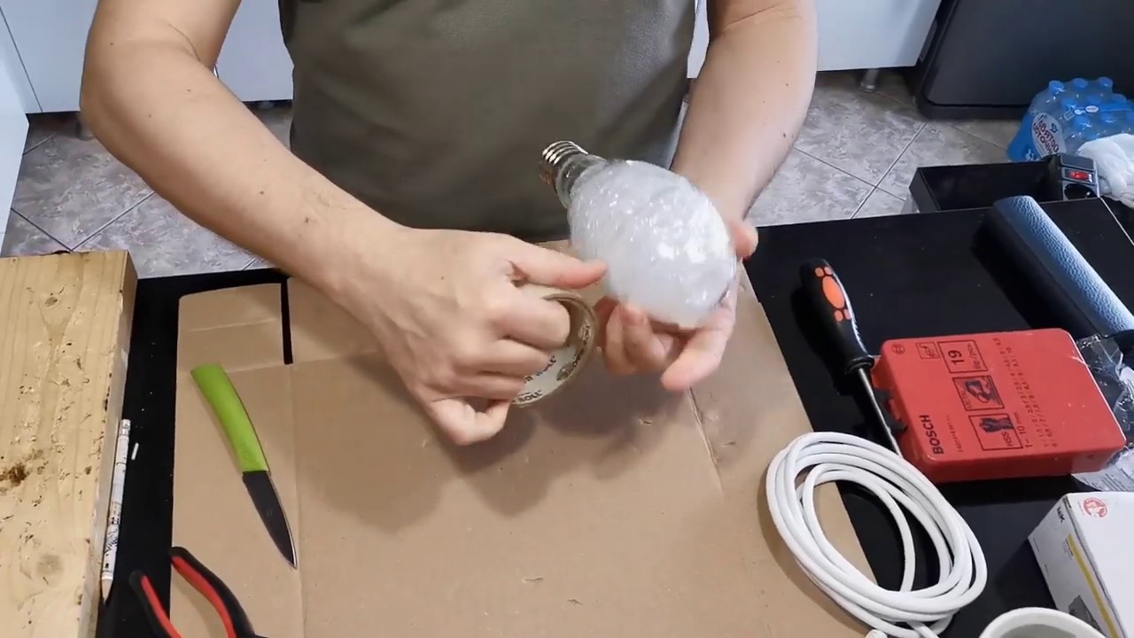 Снятие колбы с лампы ДРЛ