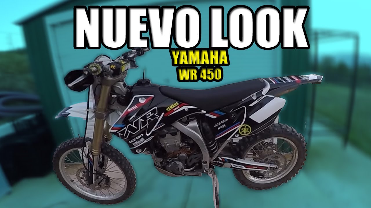 Nuevos VINILOS para la YAMAHA WR 450 | El Mecánico De Motos