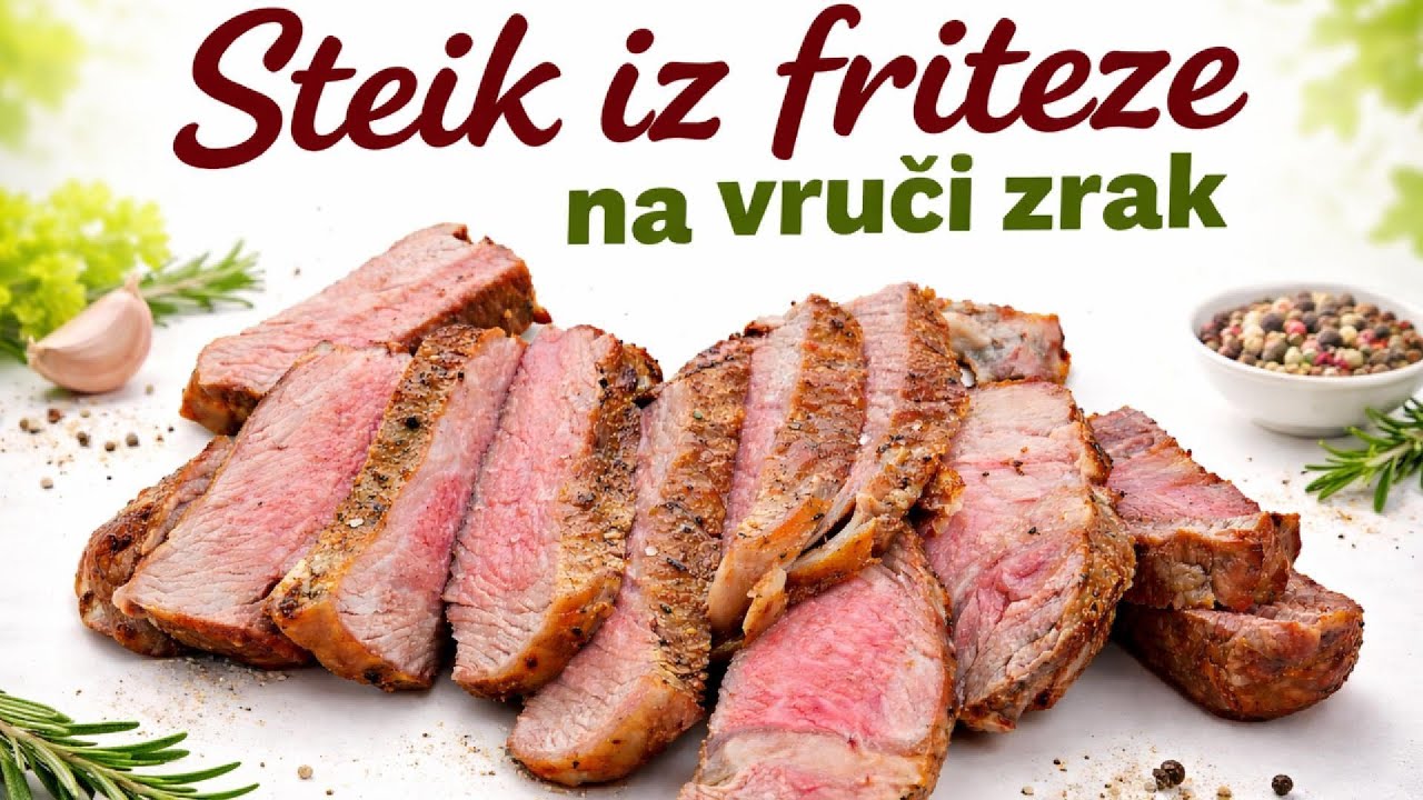 Steik iz friteze na vruči zrak za prvi puta ispalo superrrr