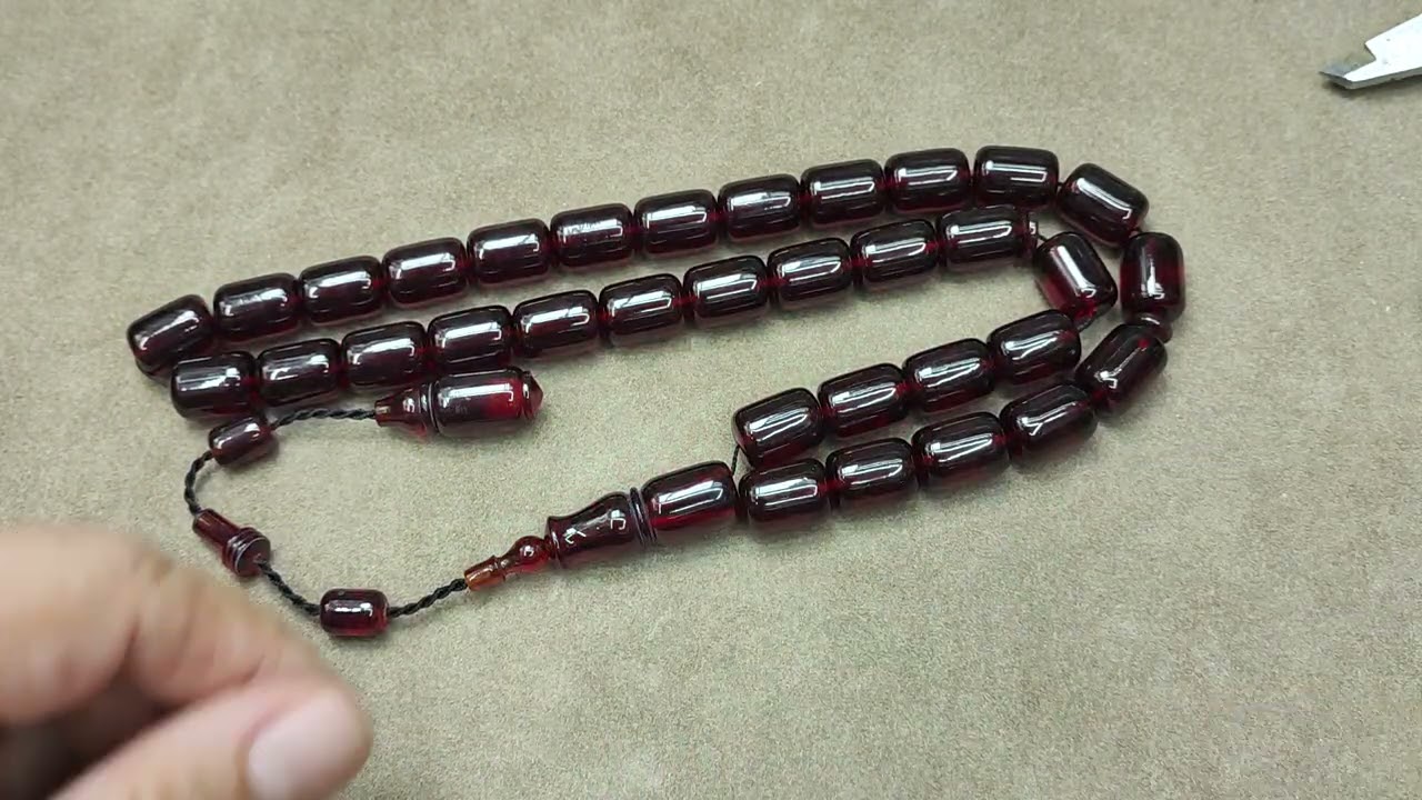 Orjinal Renksiz Ateşi palamalzeme Tespih 12x16mm müthiş bişey