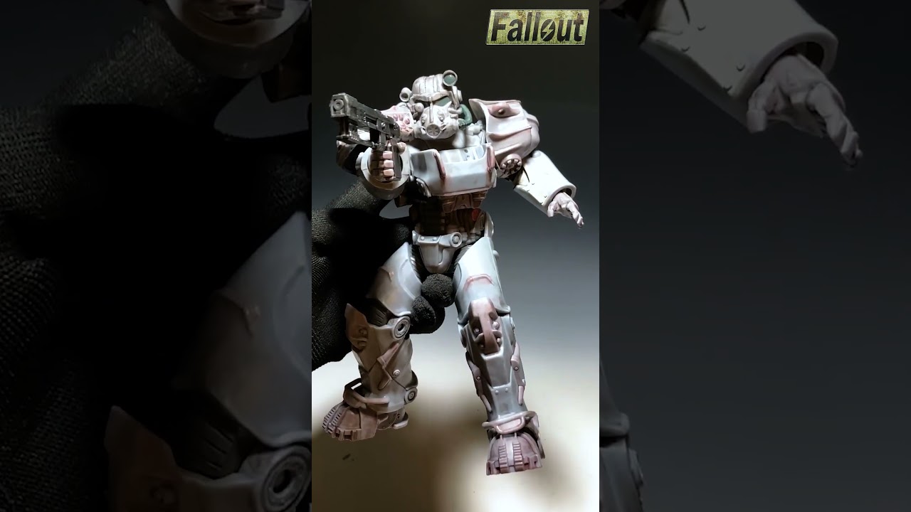 McFarlane Toys- Fallout 76 T-60 7in Deluxe Action Figure McFarlane Elite Edition #shorts