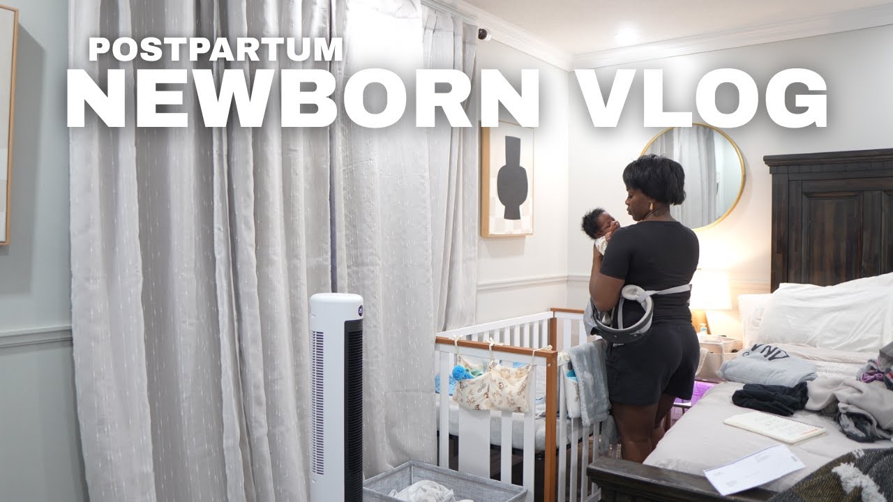 Newborn baby vlog| 3 weeks Postpartum| Adjusting to the New Routine & Reality