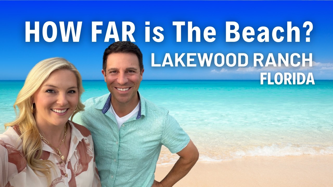 How Far is Lakewood Ranch From the Beach? | Drive to Lido Key Beach (Real Time)