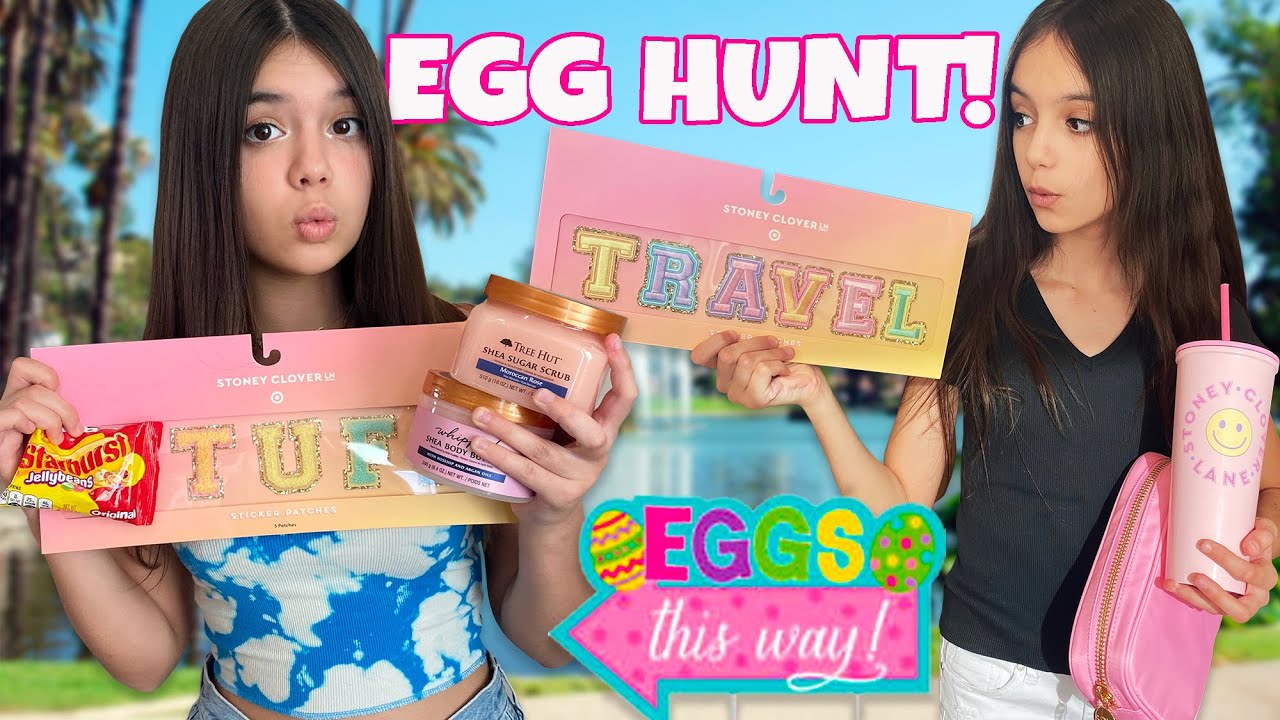 EGG HUNT SWITCH UP CHALLENGE - Teen version! | Emily and Evelyn
