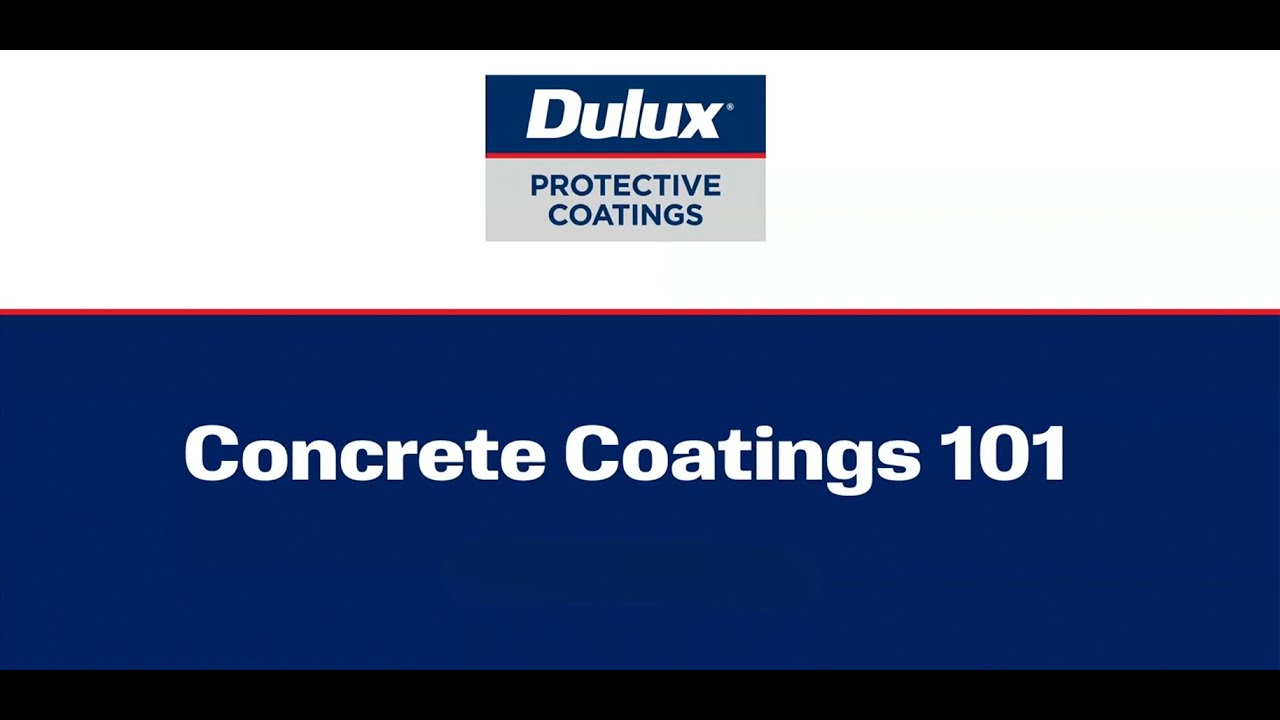 Dulux Trade Concrete 101 Webinar with Dulux Protective Coatings