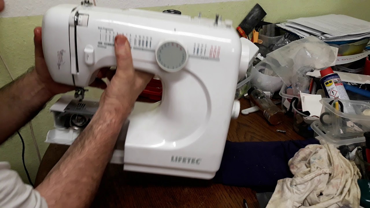 Lifetec Nähmaschine - Modell LT 8709 - Maschine einbauen und Faden einfädeln - Teil 2