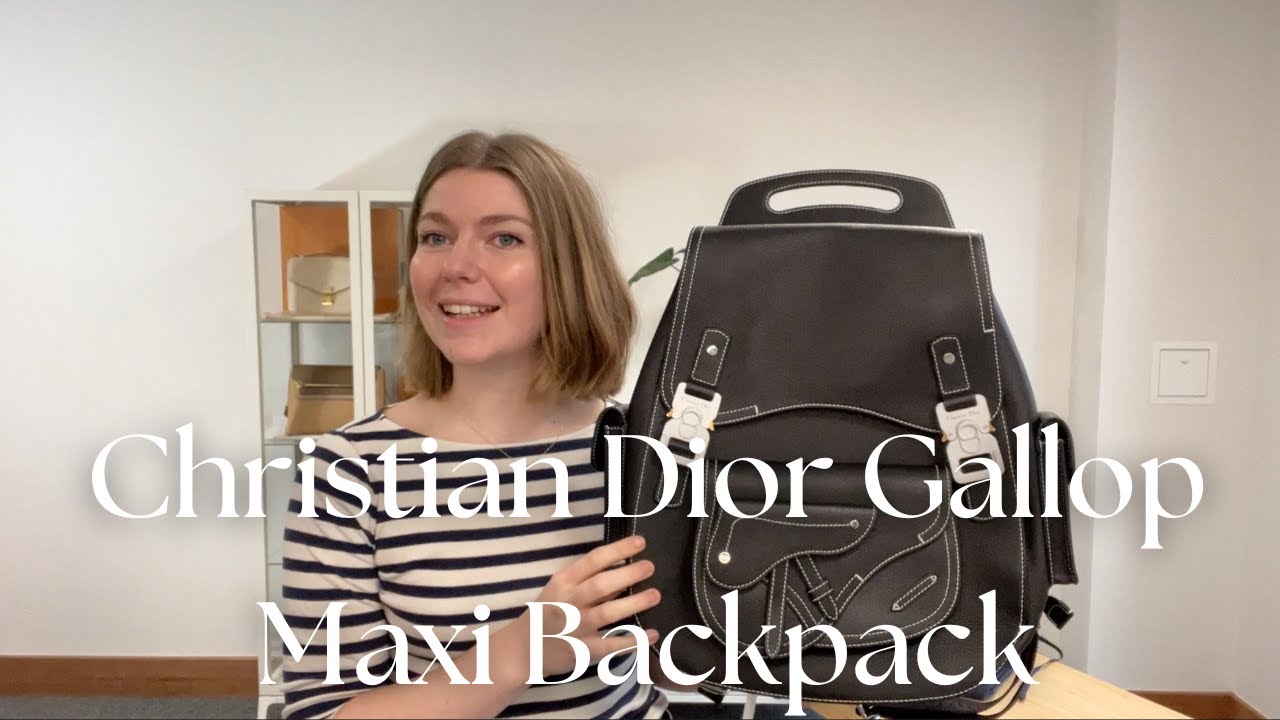 Обзор рюкзака Christian Dior Gallop Maxi
