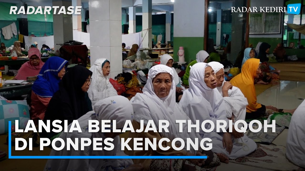 Pondok Ramadan di Ponpes Kencong, Santri Lansia Belajar Thoriqoh