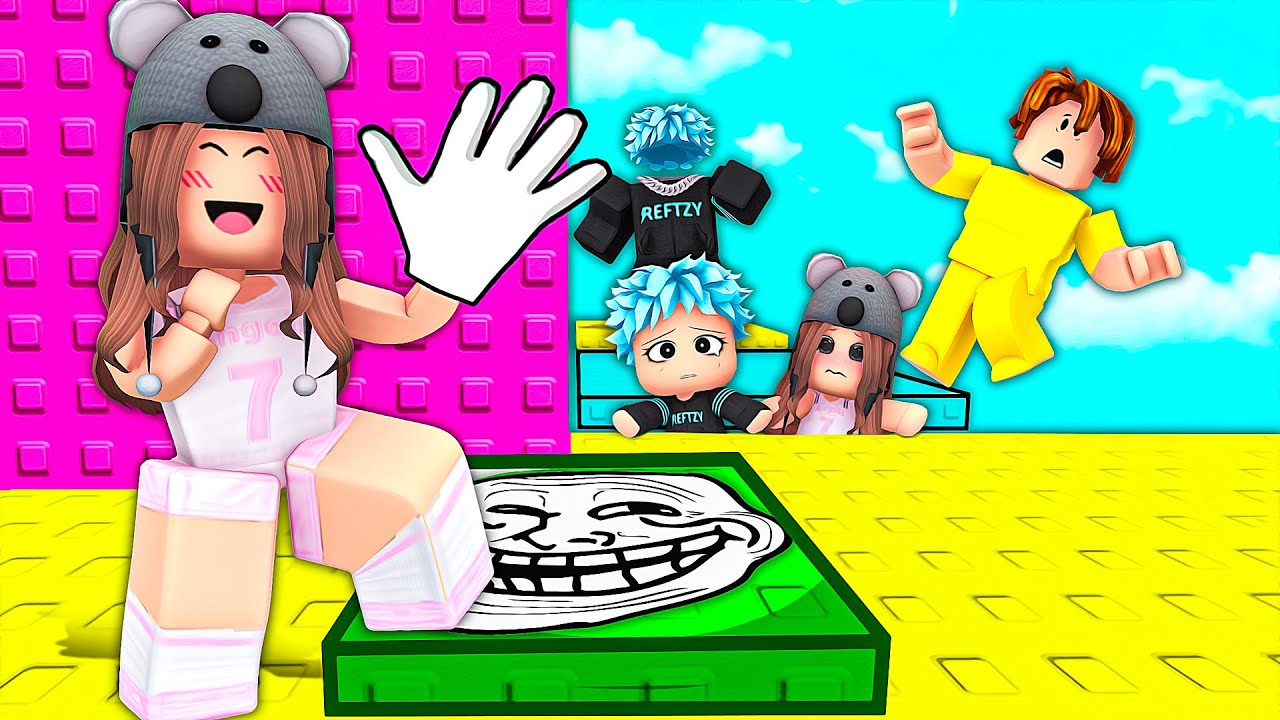 ТРОЛЛИНГ МОЕЙ СЕМЬИ в Roblox SLAP TOWER..