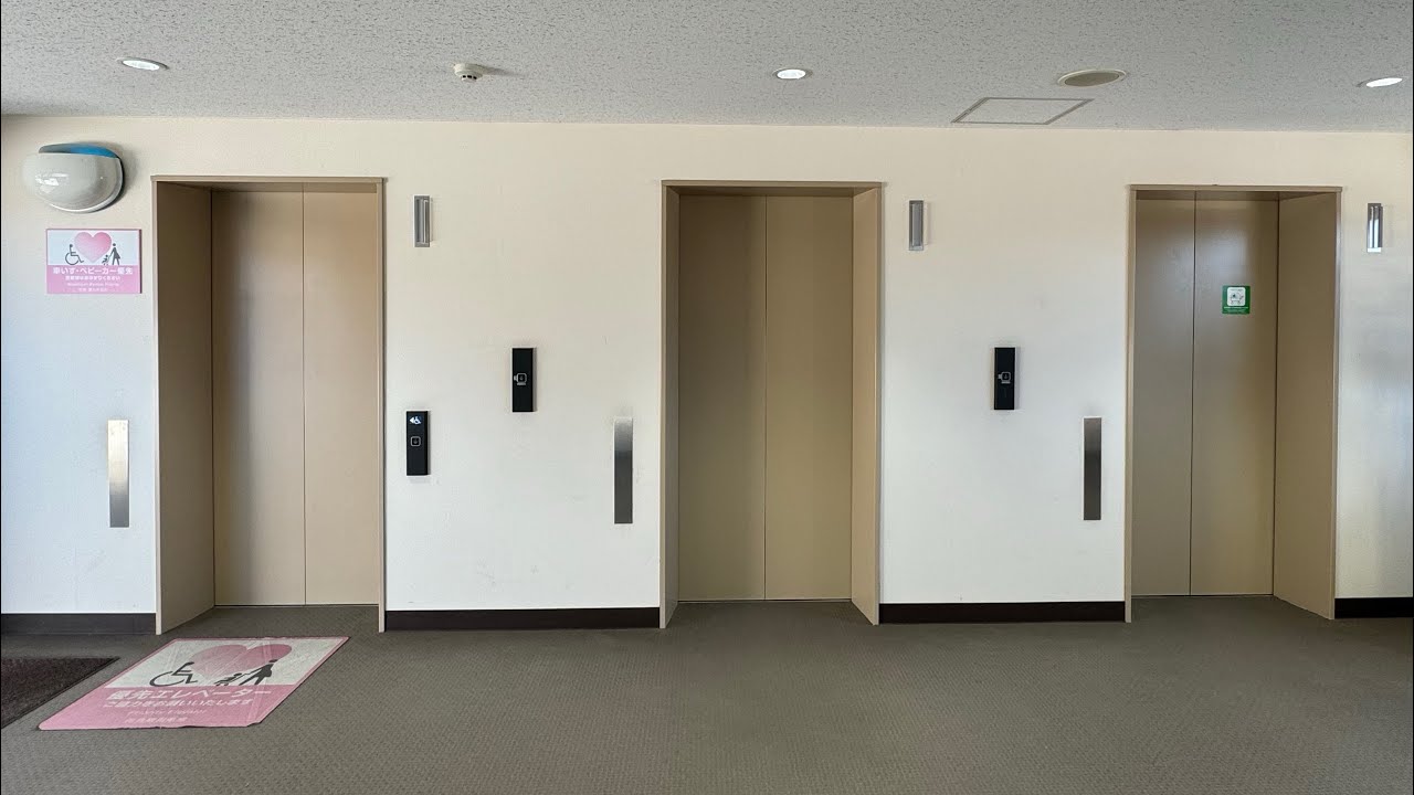 【ブザーが鳴り響くハプニングあり、音量要注意！】 東芝エレベーター 御殿場プレミアムアウトレット Part1