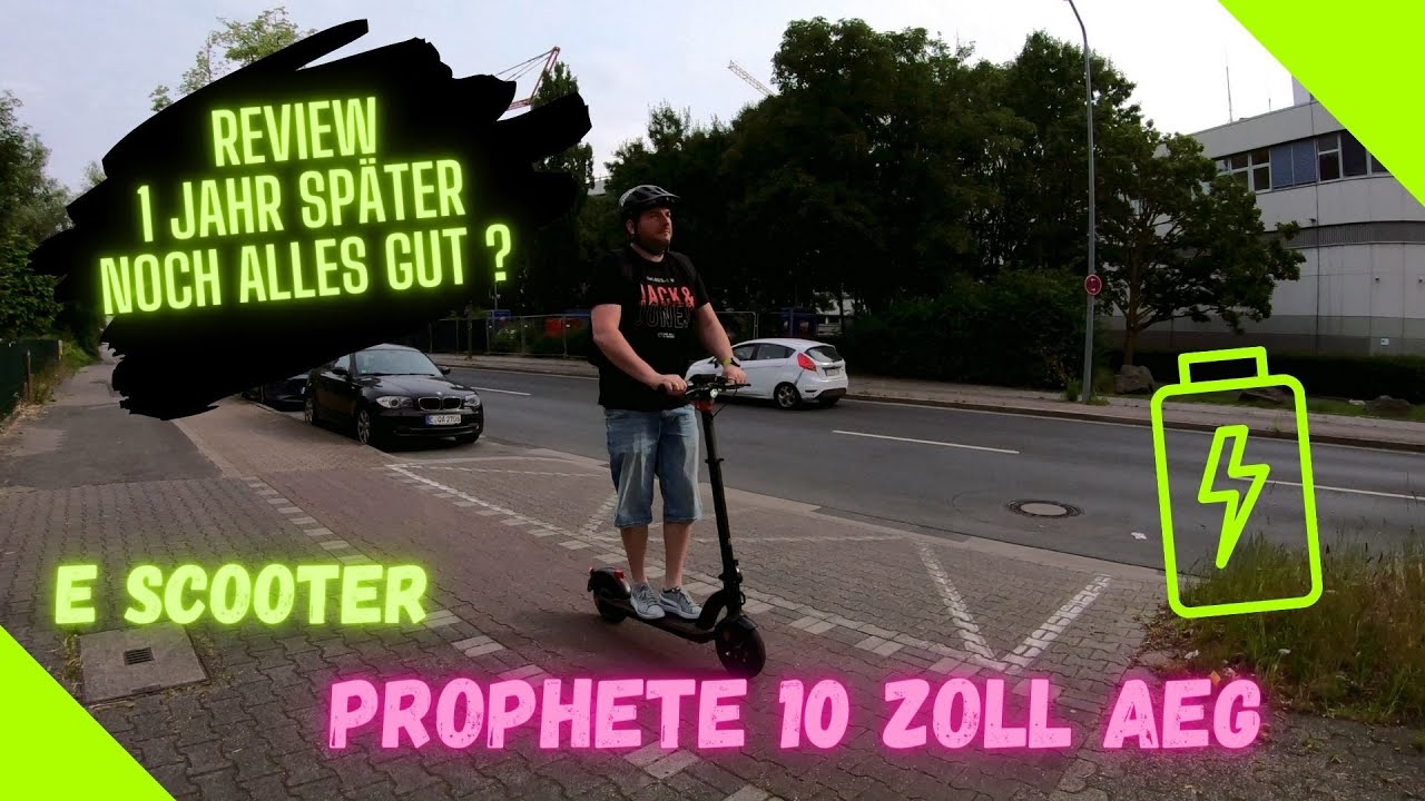 REVIEW Prophete E Scooter 10 Zoll AEG  │ Komfort und Power