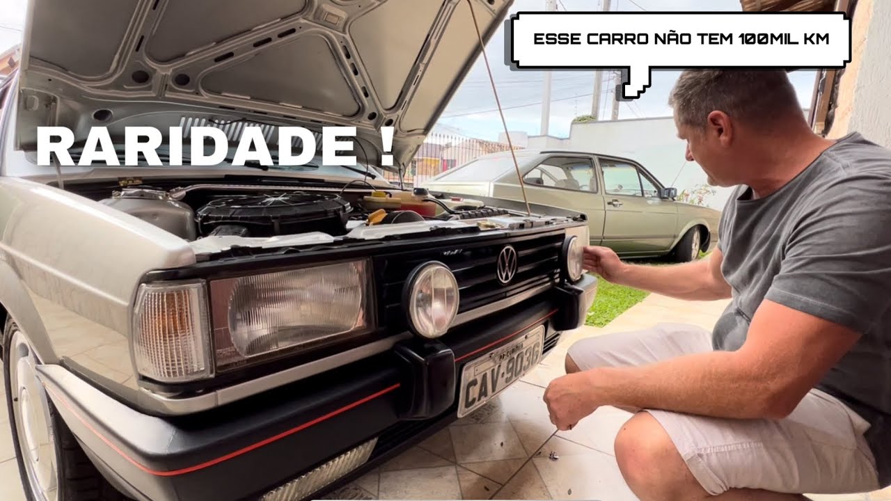 NOS M&Iacute;NIMOS DETALHES ! GOL GTS 1989 IMPEC&Aacute;VEL RARIDADE