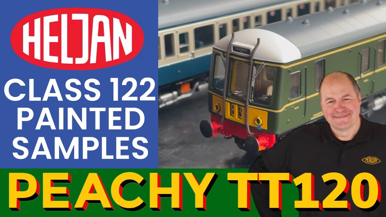 TT120 Class 122 Предварительный просмотр новых железнодорожных вагонов HELJANS