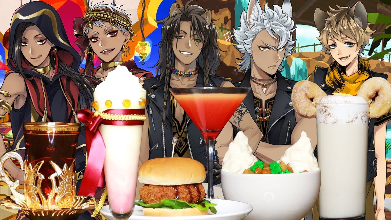 Напитки в стиле Disney Twisted Wonderland! 🦁🍹 Саванако и Скарабия 🧞🪔 Disney Twisted Wonderland Am...