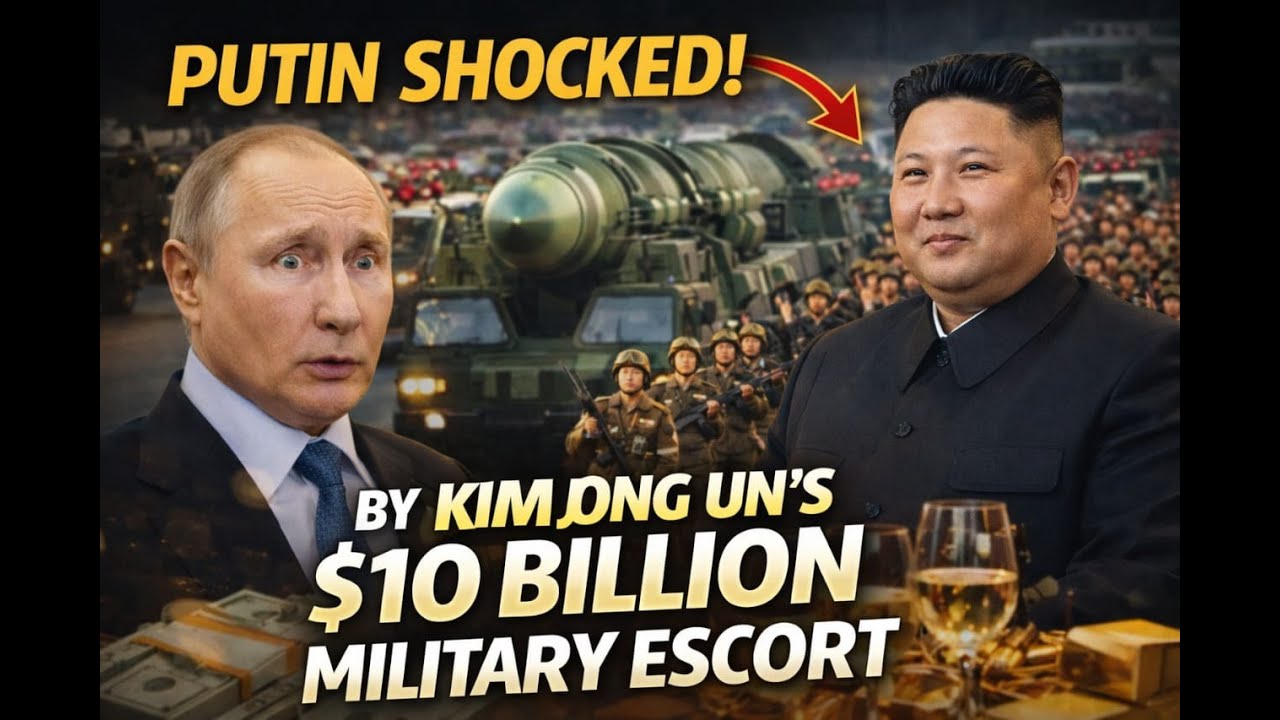 Putin Shocked by Kim Jong Un's $10 Billion Military Escort