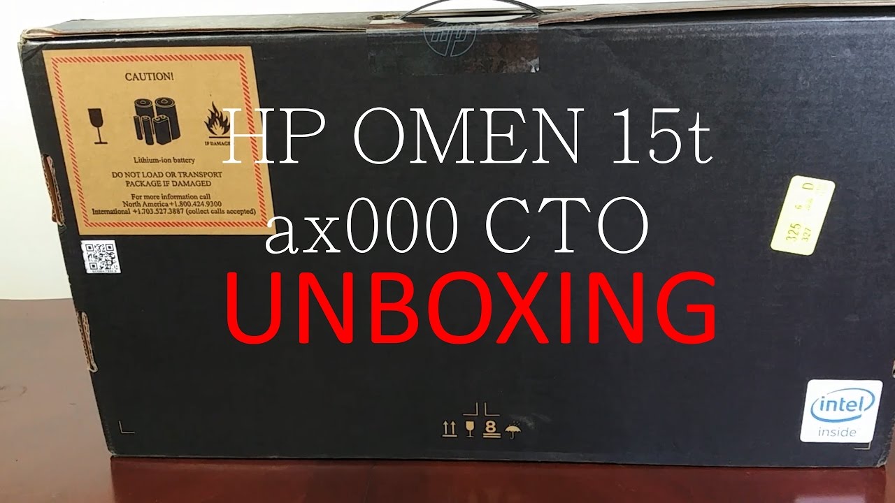 HP OMEN 15t ax000 CTO Unboxing