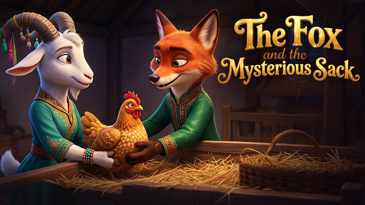 The Fox and the Mysterious Sack 🦊 | English Moral Stories | Bedtime Stories
