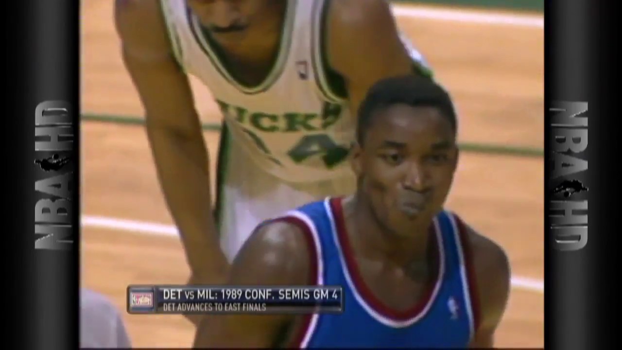 Isiah Thomas Drops a Triple-Double in Playoff Series Clincher (1989)