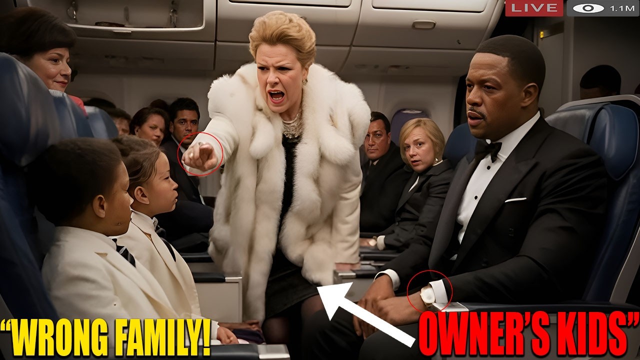 “First Class Passenger Complains About Black Kids — Then Learns They’re the Owner’s Family!”