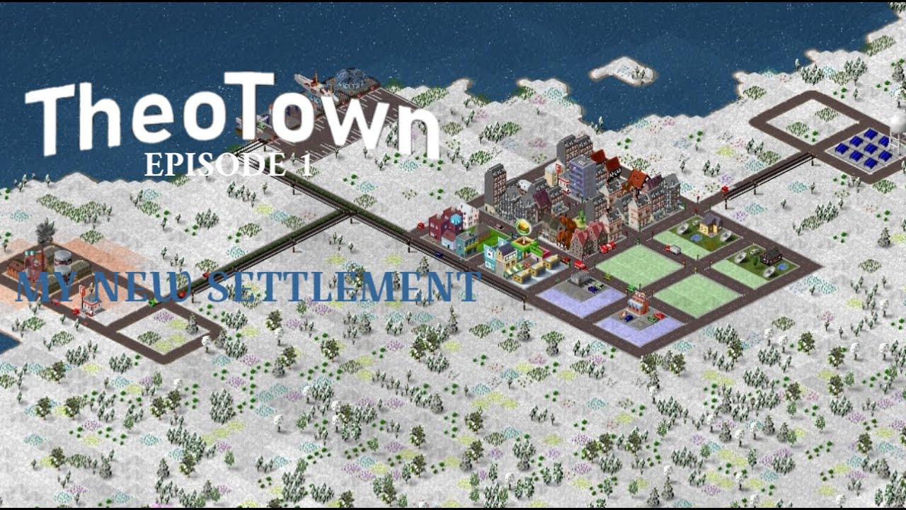 Theotown modded EP1 S1 - My new settlement
