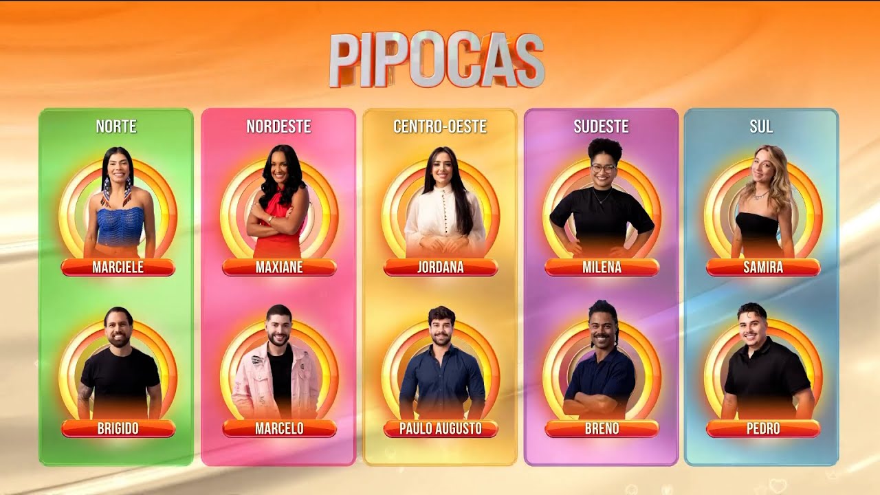 BBB 26: Conhe&ccedil;a os 10 participantes do grupo Pipoca, escolhidos na Casa de Vidro | BBB 26 | TV Globo