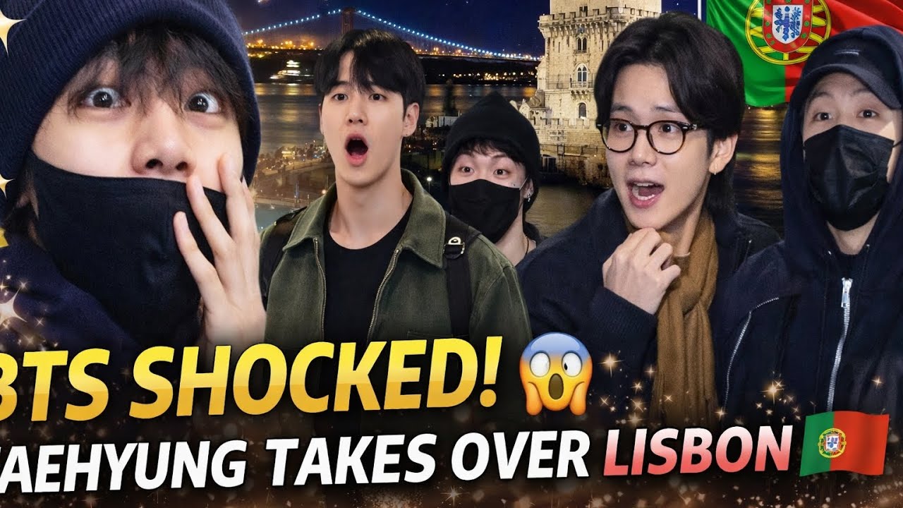 LIVE🔴 BTS is Shocked! 😱 Kim Taehyung Takes Over Lisbon 🇵🇹 | First Day in Portugal is UNREAL ✨ #BTSin