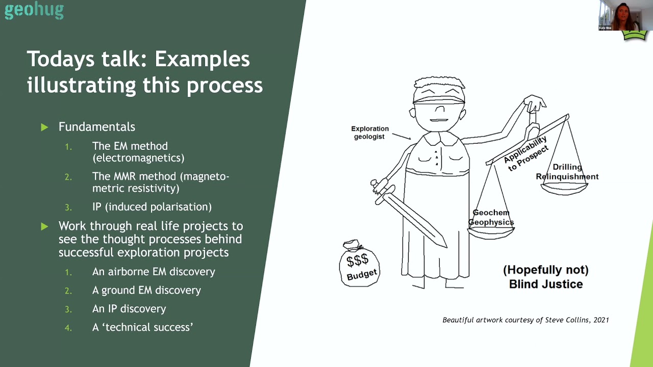 Kate Hine - Mitre Geophysics - Practical advice of electrical geophysics in mineral exploration