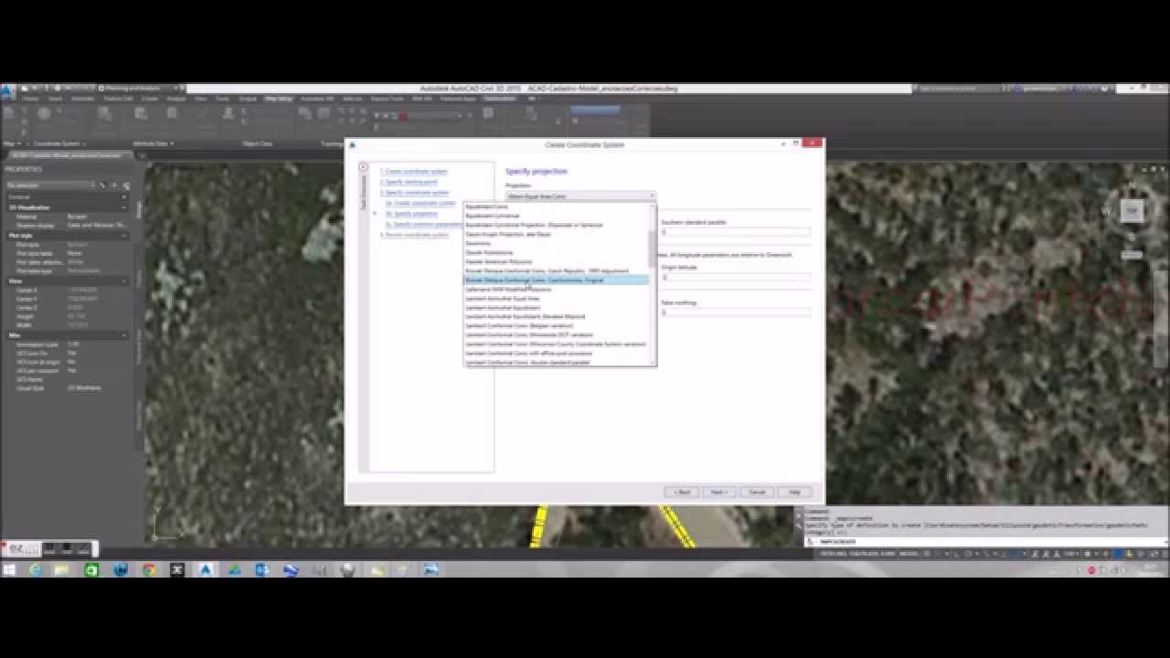 Configuração do ETRS89/PT-TM06 no civil 3d
