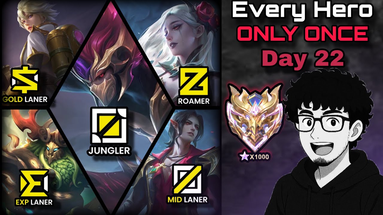Playing Every Hero Only ONCE in SOLO RANK Day 22