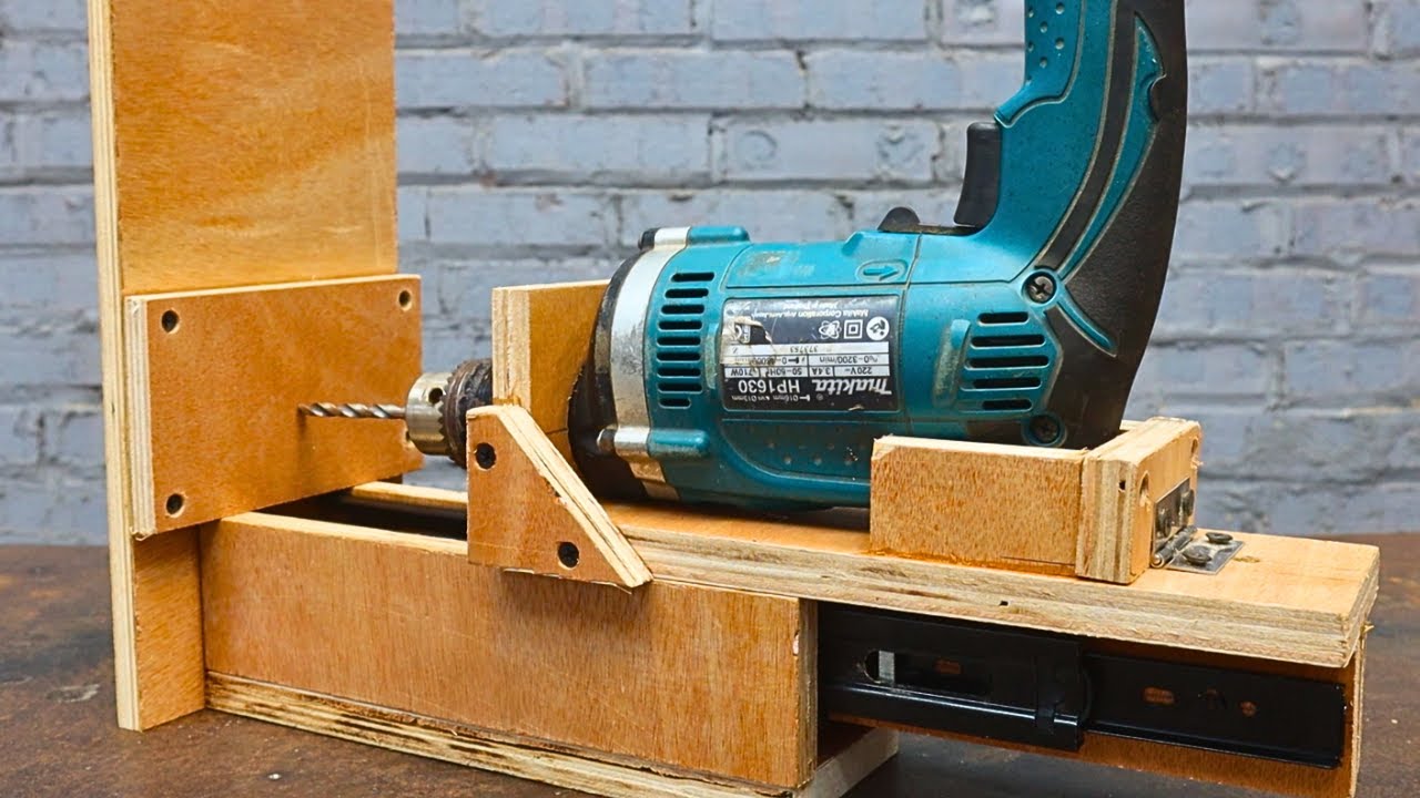 Great idea for a DIY handheld drill.