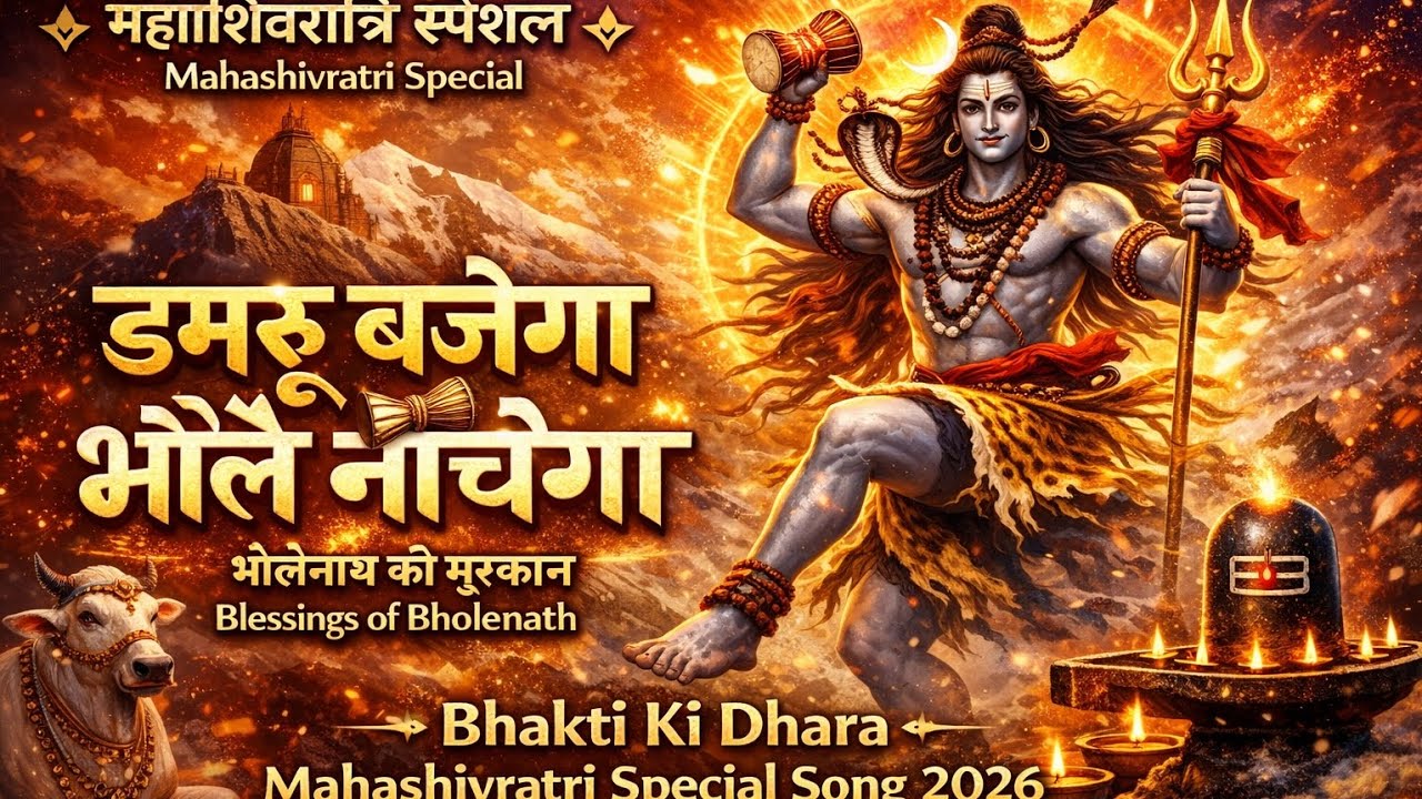 डमरू बजेगा भोले नाचेगा 🔱 | Mahashivratri Special Song 2026#bhakti #viral 